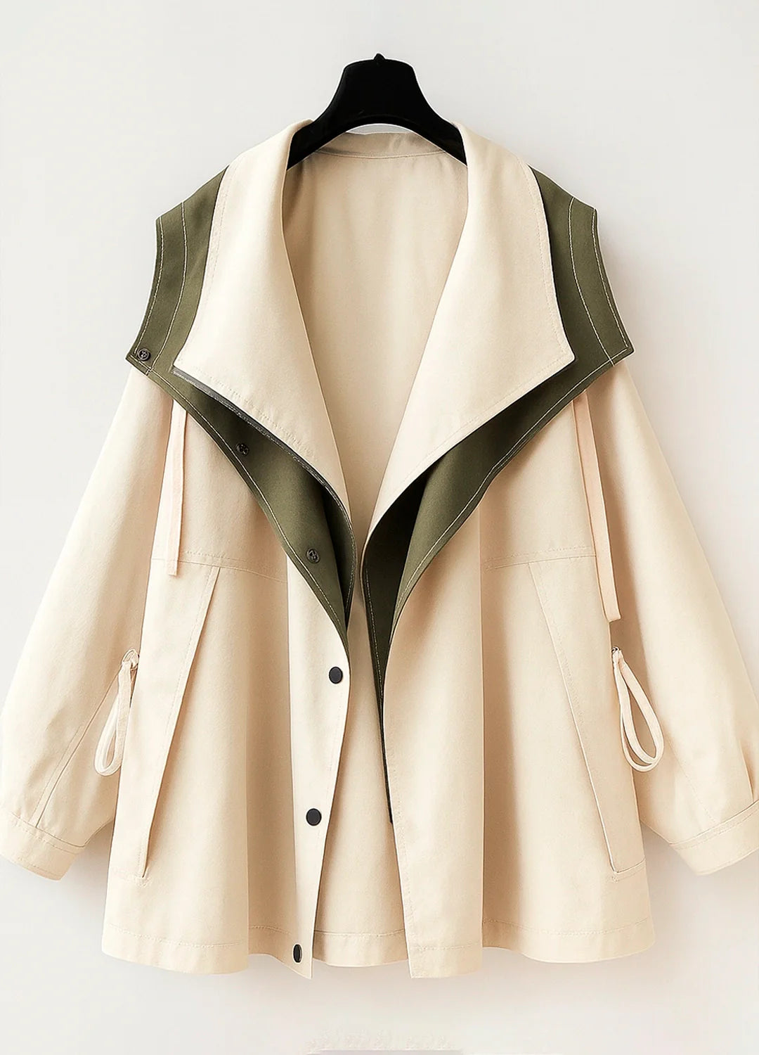 Veste Trench Oversize Élégante
