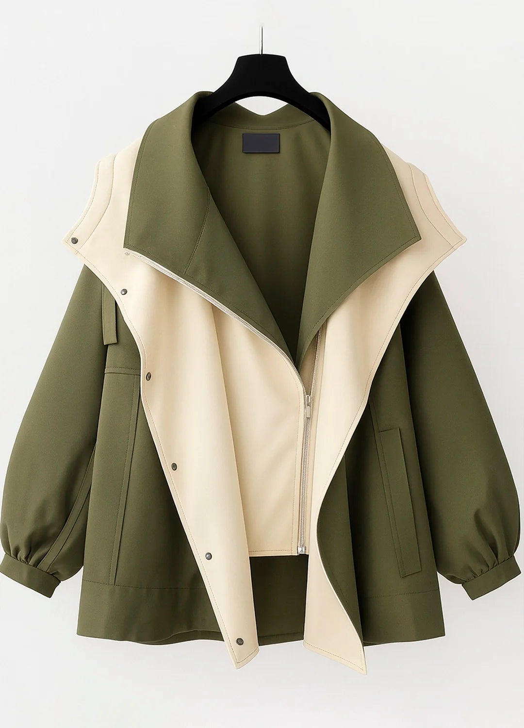 Veste Trench Oversize Élégante