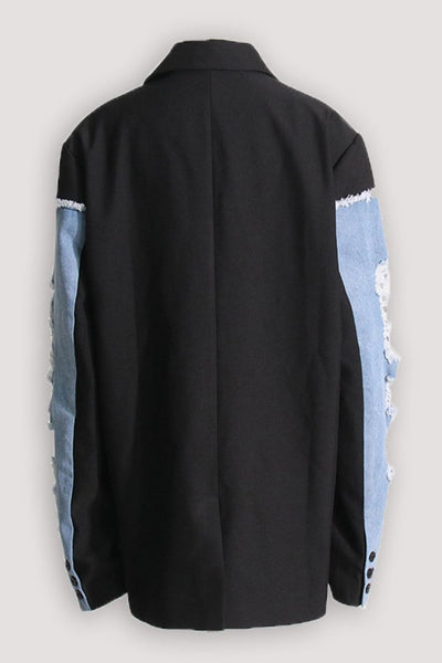 Manteau Patchwork Denim Brenna