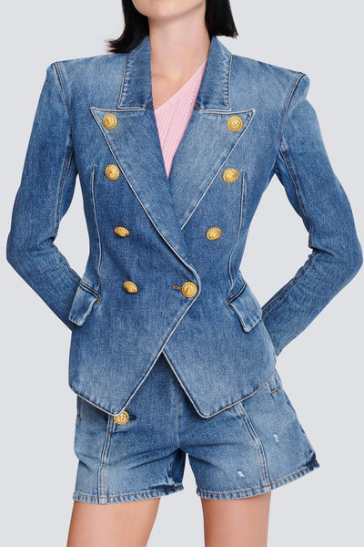 Veste Jean Boutons Brittia Élégante