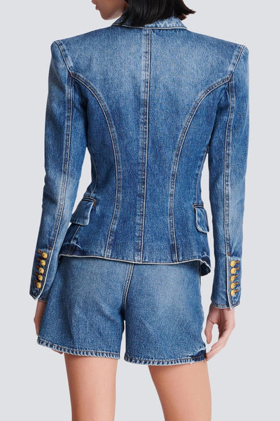 Veste Jean Boutons Brittia Élégante