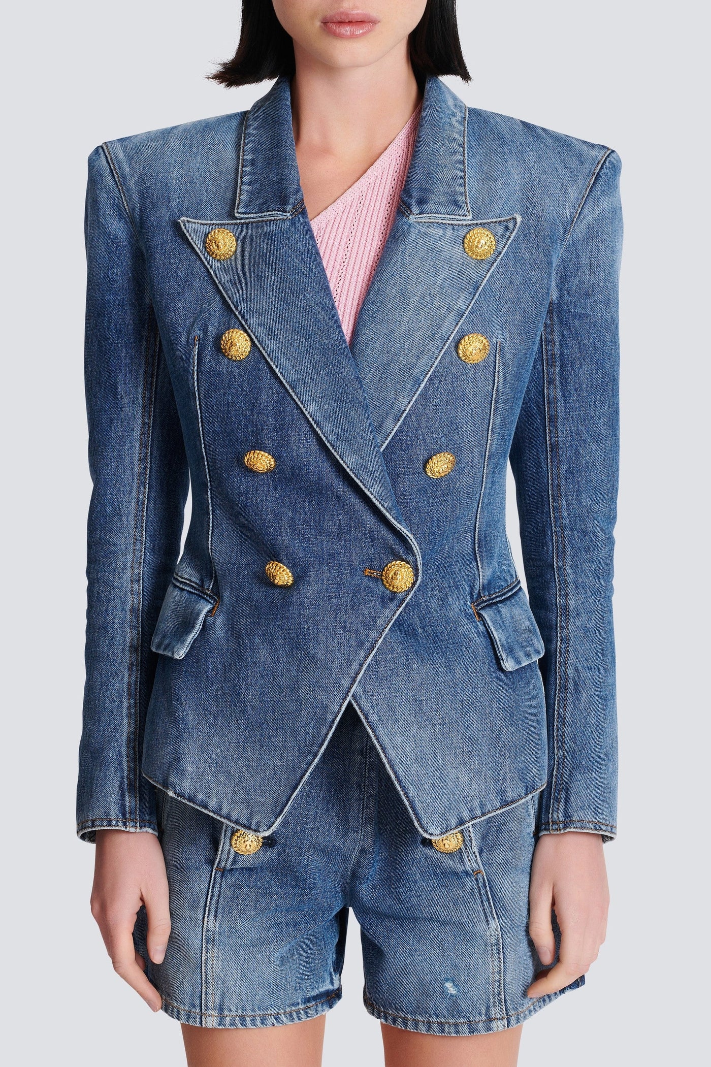 Veste Jean Boutons Brittia Élégante