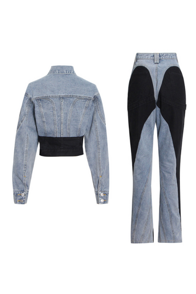 Veste Jean Patchwork Kathryn