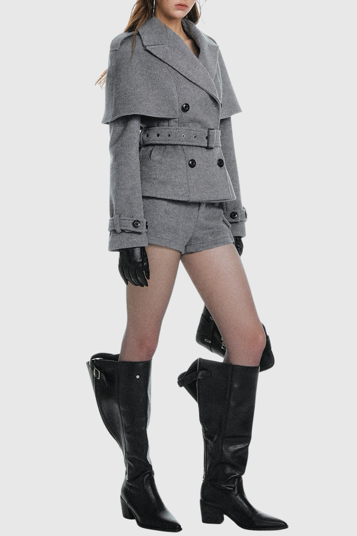 Manteau Cape Senta Ceinturé